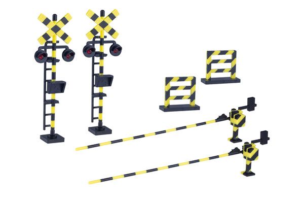 双色成形模型配件 「铁路道口」