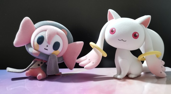 魔法少女小圆 10周年纪念  Fluffy Puffy 丘比&零食魔女 A: 丘比