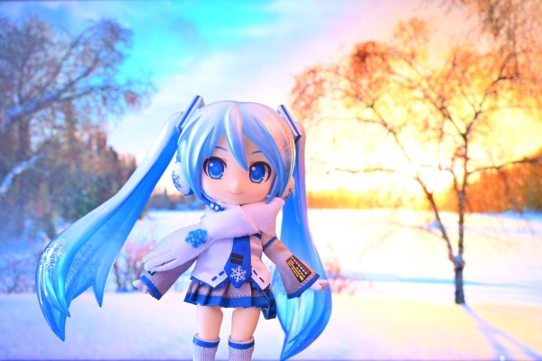粘土娃 初音未来 雪未来