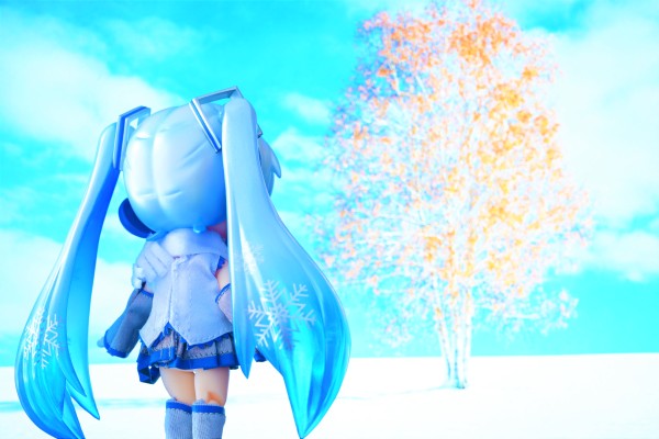 粘土娃 初音未来 雪未来