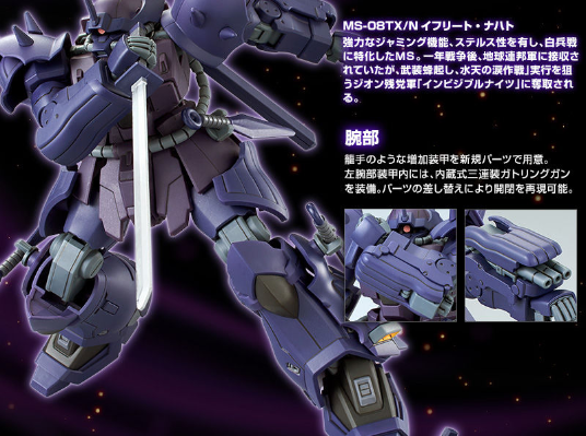 HGUC 机动战士高达战记  伊夫里特 夜战型