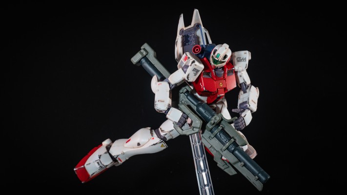 ROBOT魂 机动战士高达0080 口袋里的战争 	RGM-79GS 吉姆指挥型（宇宙战式样） ver. A.N.I.M.E.
