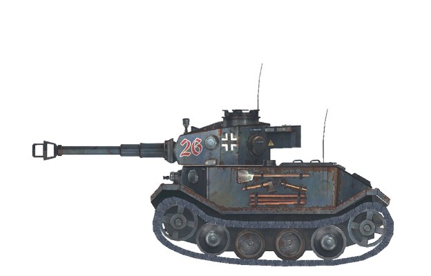 卡通世界大战 德国 重型坦克“虎”(P) VK45.01