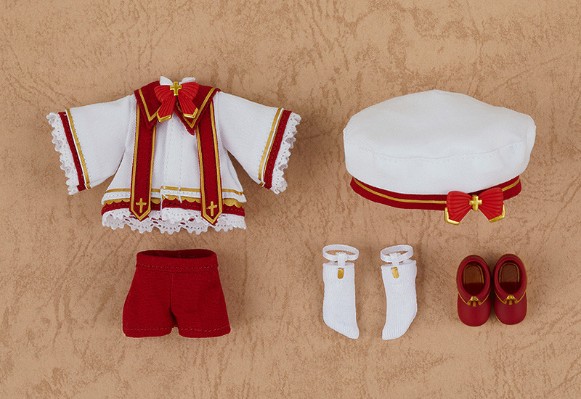 粘土娃: 服装套组 圣歌队 (红)