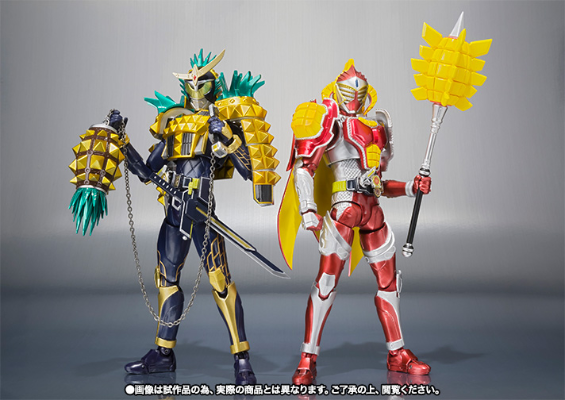 S.H.Figuarts 假面骑士铠武 菠萝武装 与 假面骑士巴隆 芒果武装 套装