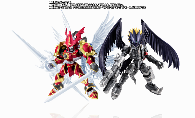 NXEDGE STYLE [数码宝贝系列] 红莲骑士兽：真红莲形态 / 公爵兽：深红形态