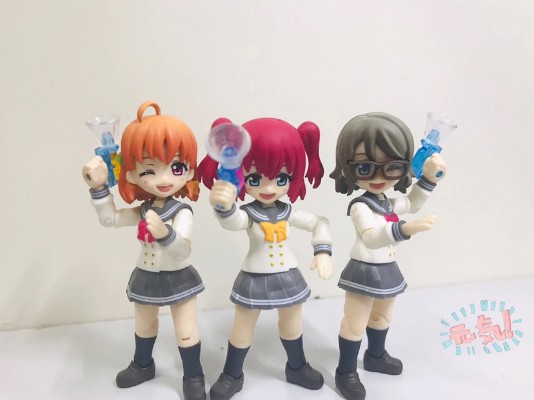 Aqours SHOOTERS！Love Live! Sunshine!! 黑泽露比 ＆ 渡边曜 ＆ 高海千歌