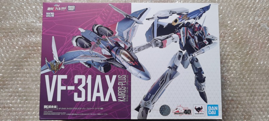 DX超合金 超时空要塞DELTA 绝对LIVE VF-31AX  卡伊洛斯 进阶型 （米拉吉·法莉娜·吉纳斯专用机）