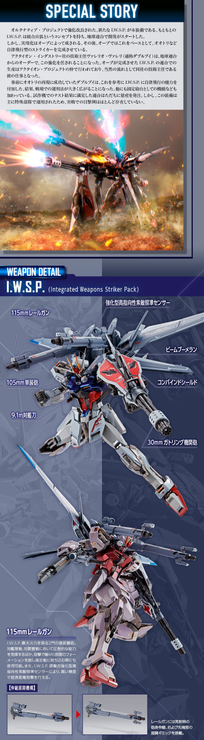 METAL BUILD 机动战士高达SEED MSV I.W.S.P.