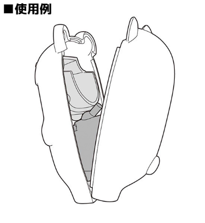 粘土人配件系列 玩偶服 (黄色恐龙)