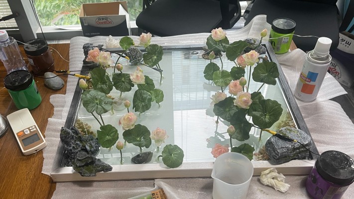 汉服少女 映水芙蓉
