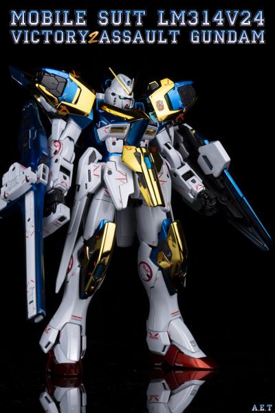 MG 高达基地限定 机动战士V高达  V2高达突击暴击型 Ka版  [钛金质感]