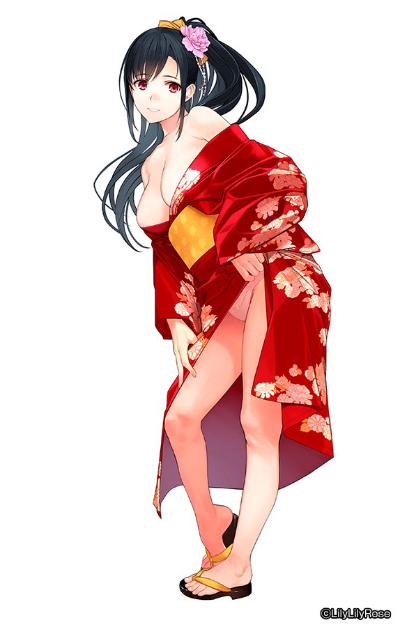 真由香 浴衣