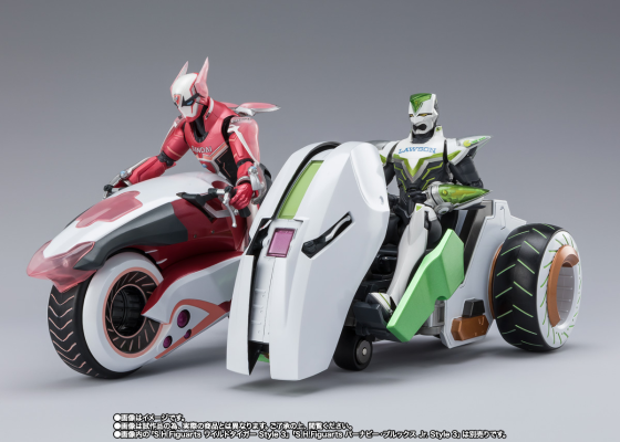 S.H.Figuarts  虎兔英雄传2  双逐摩托 与 配件套装