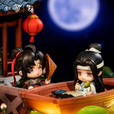 魔道祖师 莲坞舟行 小夜灯摆件套装