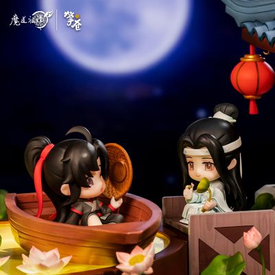 魔道祖师 莲坞舟行 小夜灯摆件套装