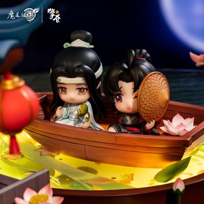 魔道祖师 莲坞舟行 小夜灯摆件套装