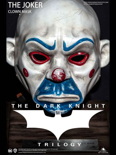 DC系列 蝙蝠侠:黑暗骑士 小丑 小丑面具 道具复制品