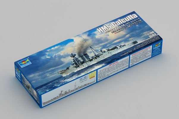 编号：06741 1/700 世界战舰系列 英国皇家海军 加尔各答号 轻型巡洋舰