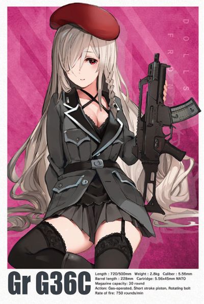 小军械库 LADF28 少女前线 G36C