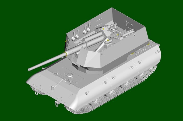 编号：09585 1/35 装甲车辆系列 E-100 防空坦克 (搭载Flak40型128毫米炮)