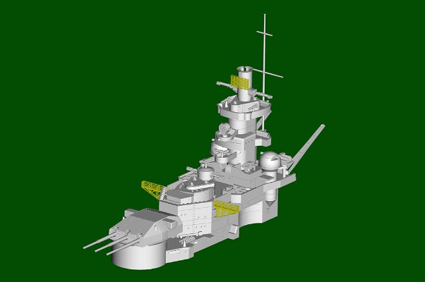 编号：06736 1/700 世界战舰系列 德国 格耐森瑙号 战列舰