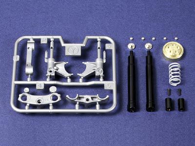 细节部件（摩托车型号用） No.18 1/12 本田  RC211V '06 前叉套件