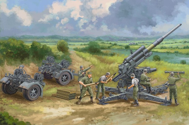 编号：02359 1/35 装甲车辆系列 德国 Flak 36/37 88毫米高炮