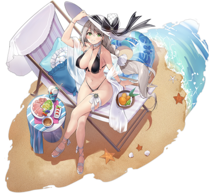 碧蓝航线 天鹰 阳光与浅潮的假日