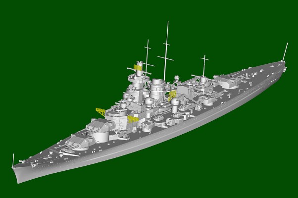 编号：06736 1/700 世界战舰系列 德国 格耐森瑙号 战列舰