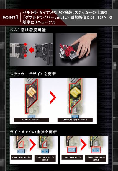 CSM 假面骑士双骑系列 迷失驱动器 1.5版本