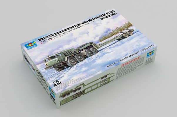 编号：07194 1/72 装甲车辆系列 MAZ-537G 中期型（带MAZ/ChMZAP-5247G型半挂车）