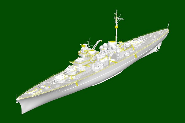 编号：05370 1/350 世界战舰系列 O级 战列巡洋舰“巴巴罗萨”号