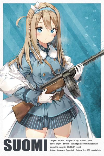 小军械库 LADF29 少女前线 索米冲锋枪