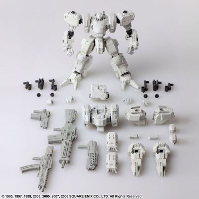 前线任务 拼装模型组件 泽尼斯DV白色机 4机装