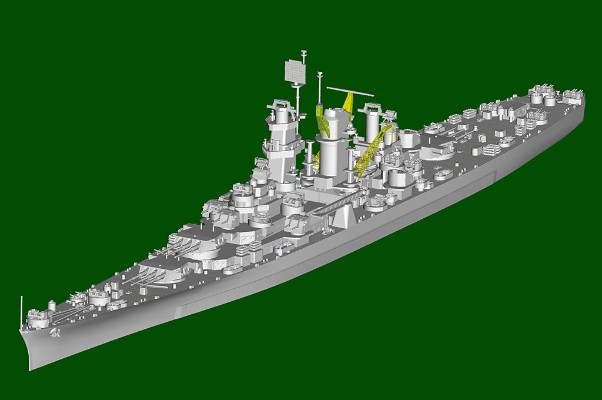 编号：06740 1/700 世界战舰系列 美国海军“夏威夷”号 战列巡洋舰 CB-3
