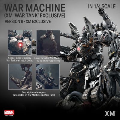 漫威 战争机器 XM  'War Tank'  独家