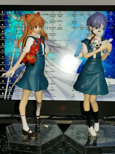 PM 手办 哥斯拉対EVA 哥斯拉&绫波丽