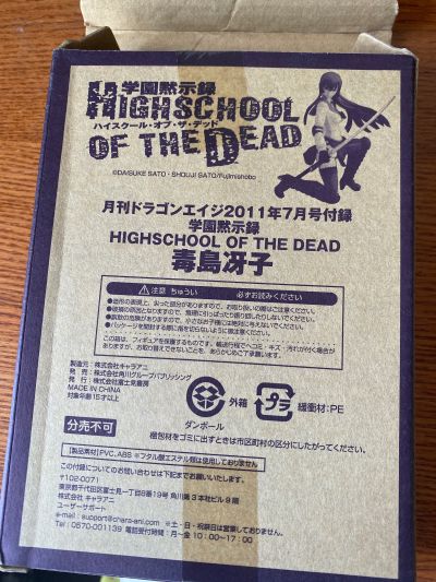 学园黙示录 HIGHSCHOOL OF THE DEAD 毒岛冴子 