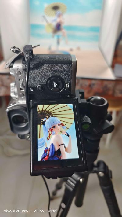 神里绫华，白模涂装展示。