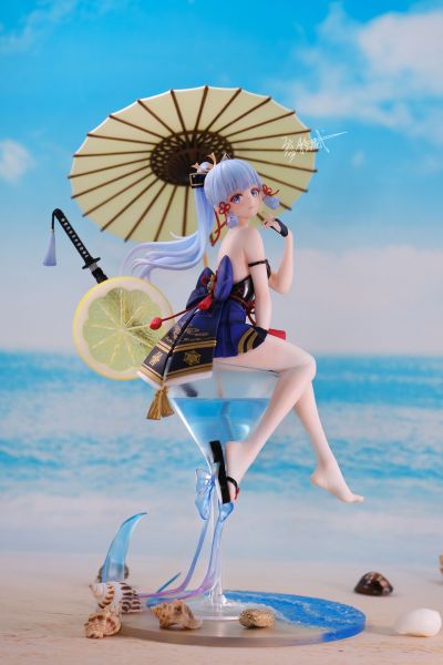 神里绫华，白模涂装展示。