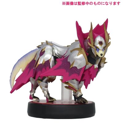 Amiibo 怪物猎人崛起：曙光 随从牙猎犬 爵银龙套装