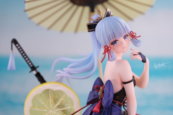 神里绫华，白模涂装展示。