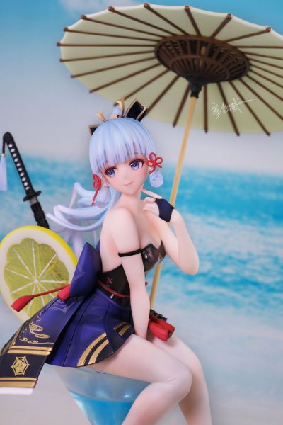 神里绫华，白模涂装展示。