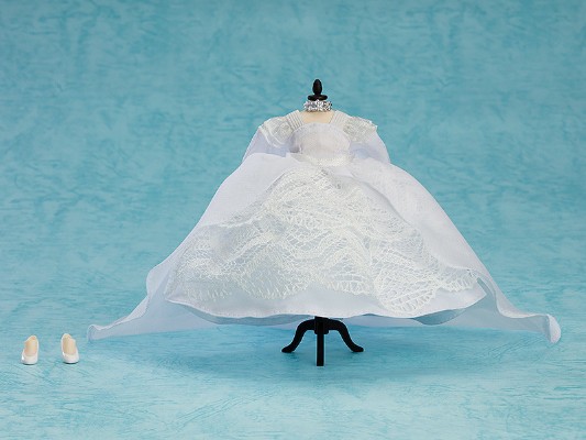 粘土娃 服装套组 婚纱