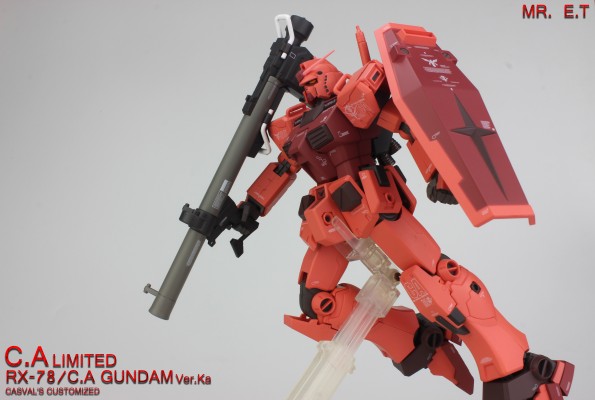 GUNDAM FIX FIGURATION METAL COMPOSITE LIMITED RX-78/C.A Ver.Ka 夏亚专用元祖高达