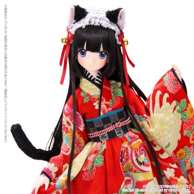天音 / ～大正浪漫～ 跳舞的黑猫搭配娃娃套装（Azone限定）