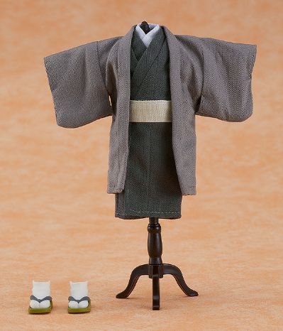 粘土娃 服装套组 和服 男孩（藏青色/灰色）