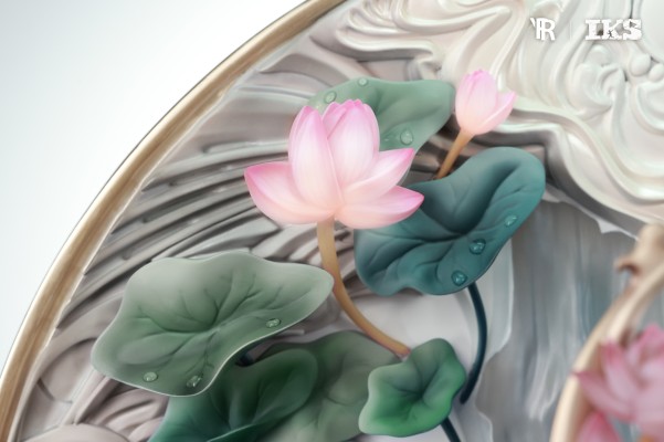 中国风《四君》系列 金荷