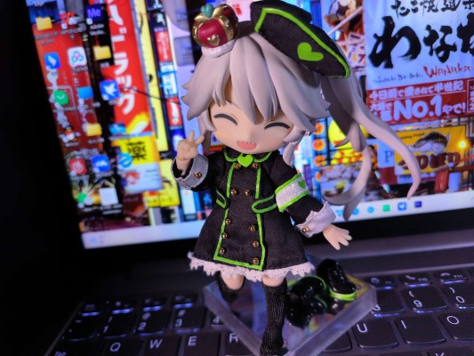粘土娃: 服装套组 护士服 黑色